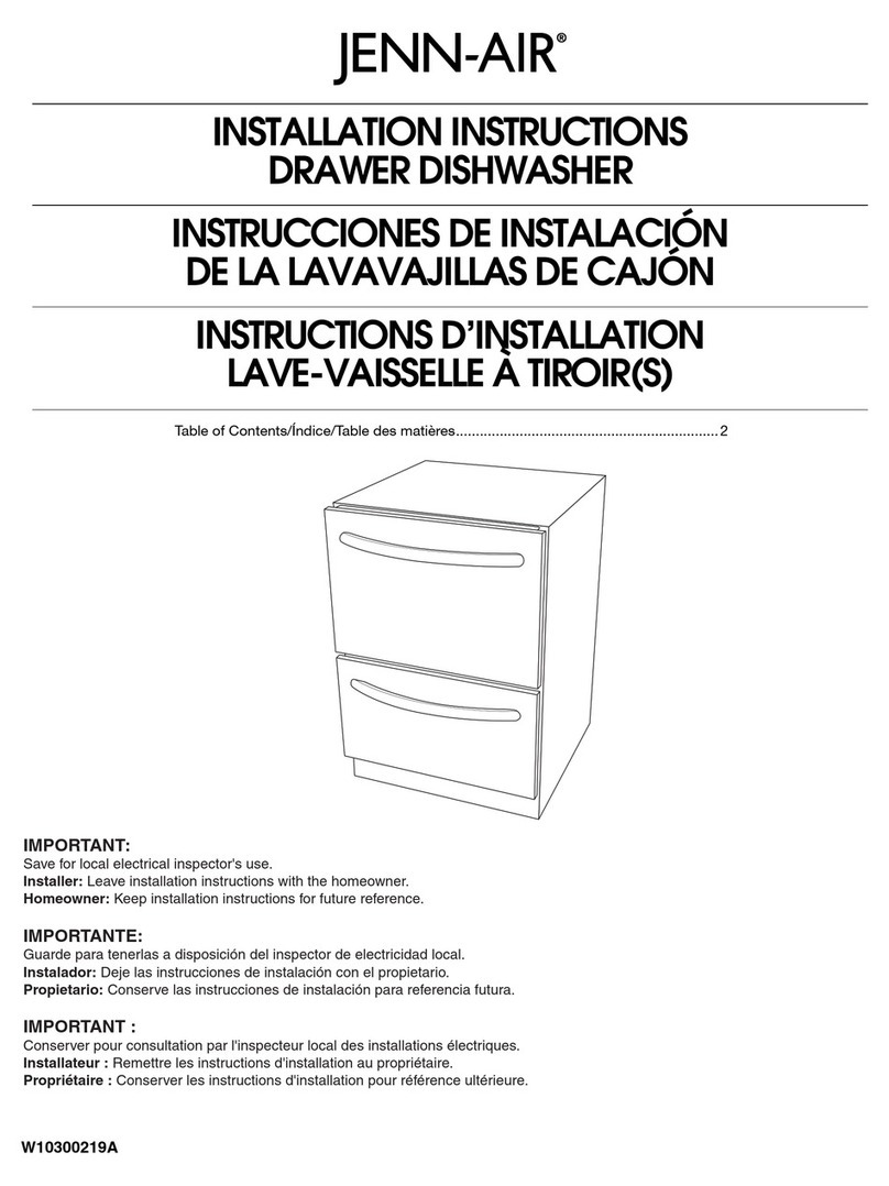 Jenn-Air W10300219A User manual