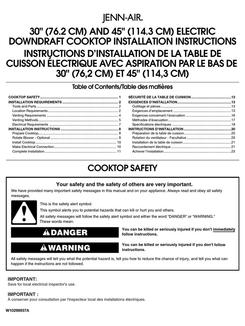 Jenn-Air W10298937A installation instructions