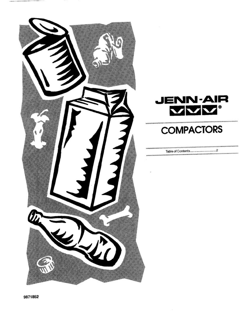 Jenn-Air COMPACTORS instructions