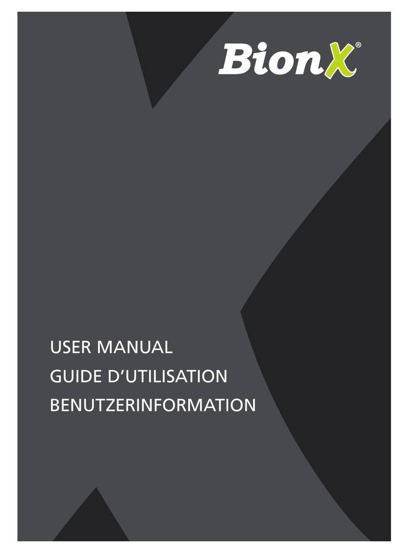 Bion X Bicycle user manual