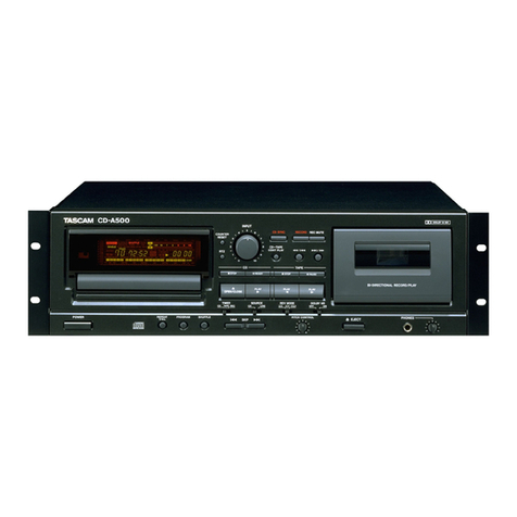 Tascam CD-A500 Guide