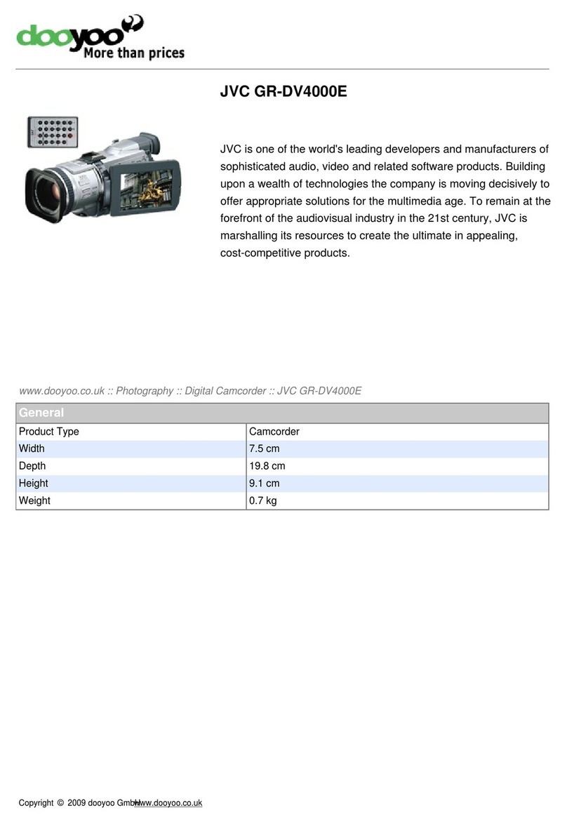JVC GR-DV4000E Owner's manual