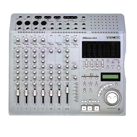 Tascam 564 Digital Portastudio User manual