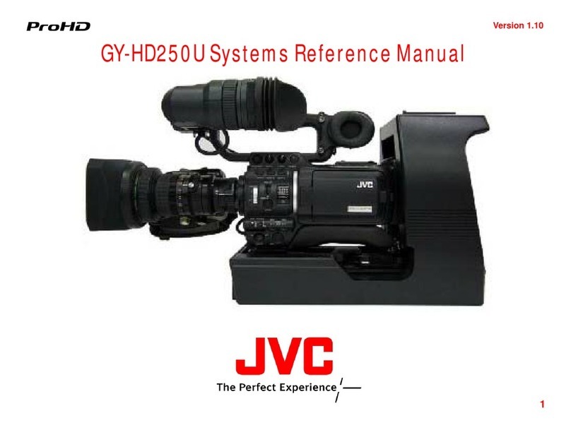 JVC GY-HD250U - 3-ccd Prohd Camcorder User manual