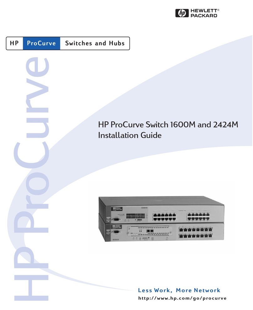 HP ProCurve 1600M User manual