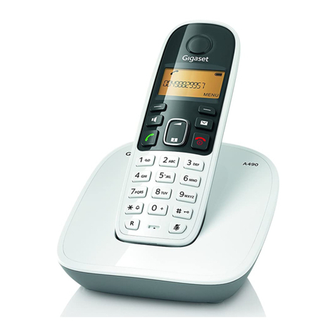 Gigaset A490 user manual