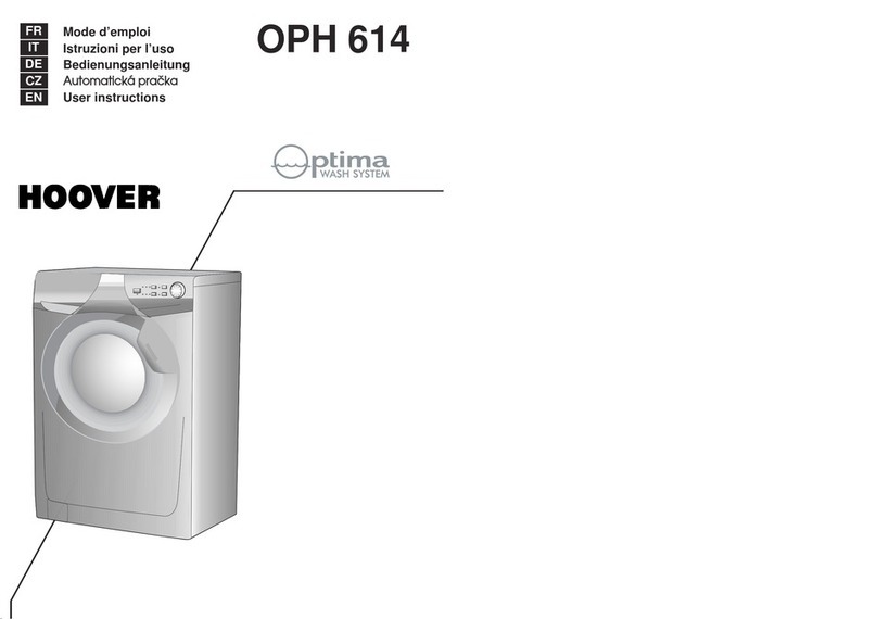 Hoover OPH 614 User manual