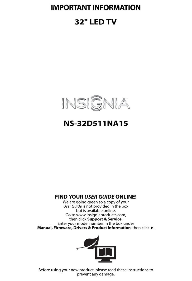 Insignia NS-32D511NA15 User manual