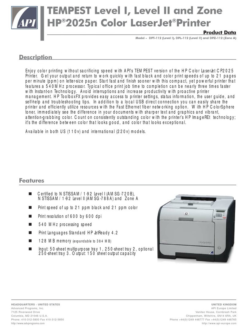 API DPT-112 User manual