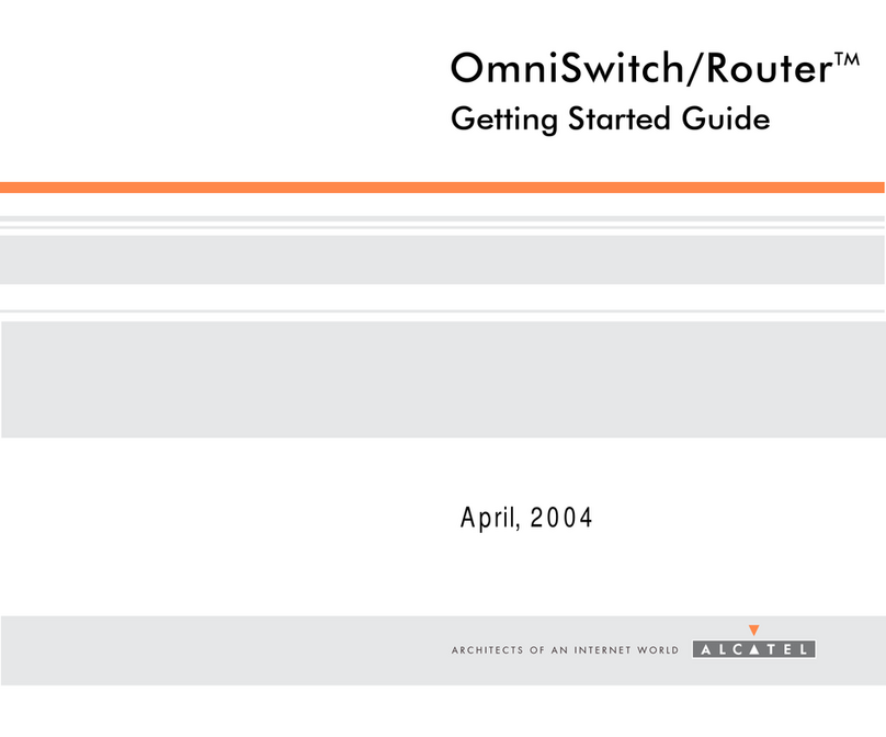 Alcatel Omni Switch/Router User manual