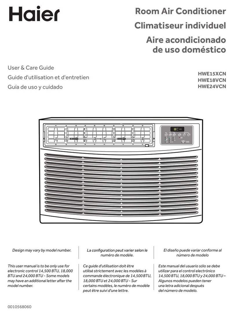 Haier HWE18VCN User manual