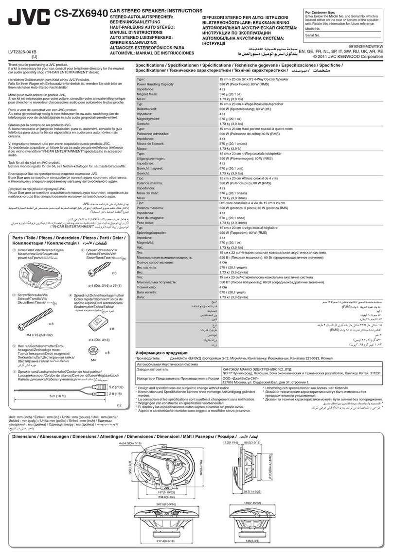 JVC CS-ZX6940 User manual