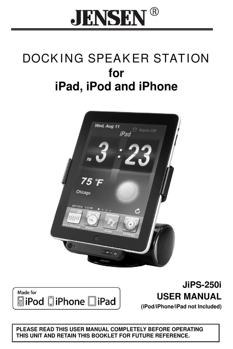 Jensen JiPS-250i user manual