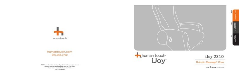 Human Touch iJoy-2310 Use & care manual