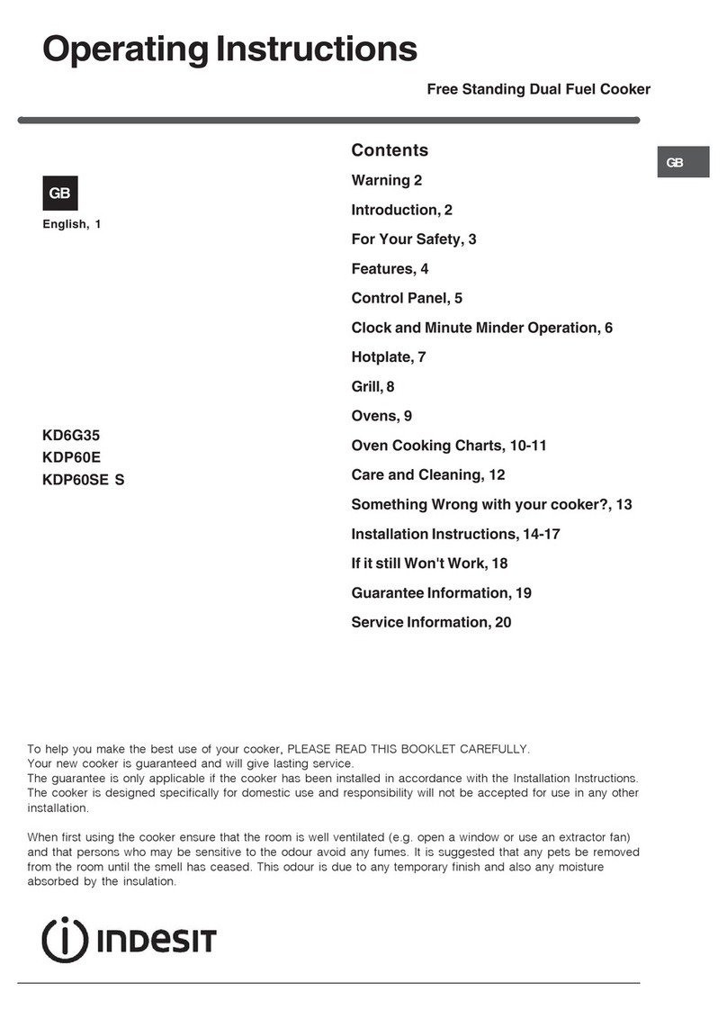 Indesit KDP60SE S operating instructions