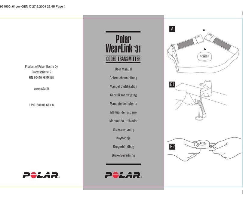 Polar Electro WearLink 31 User manual