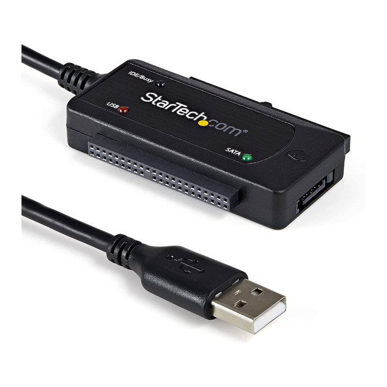 StarTech.com USB2SATAIDE Spec sheet