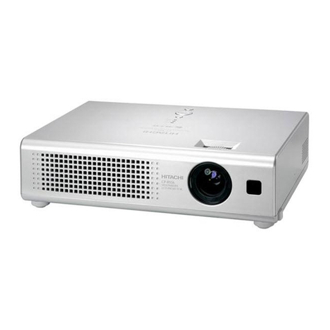Hitachi CP-RS56 series User manual