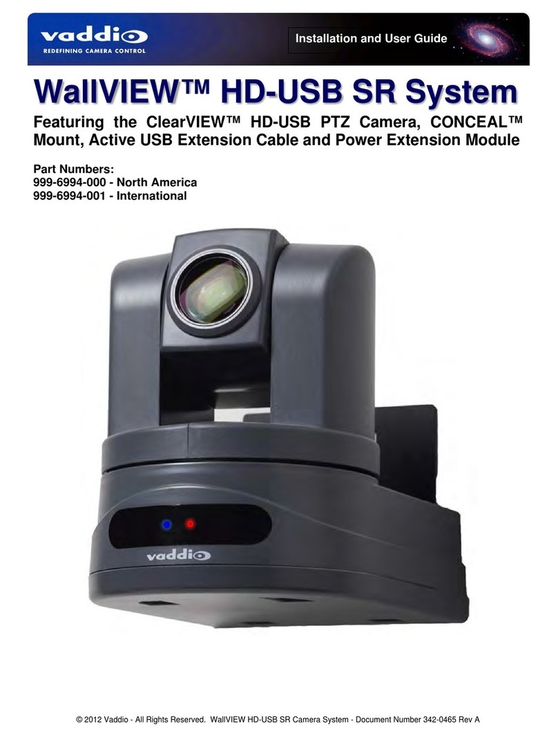 VADDIO WallView Installation and user guide