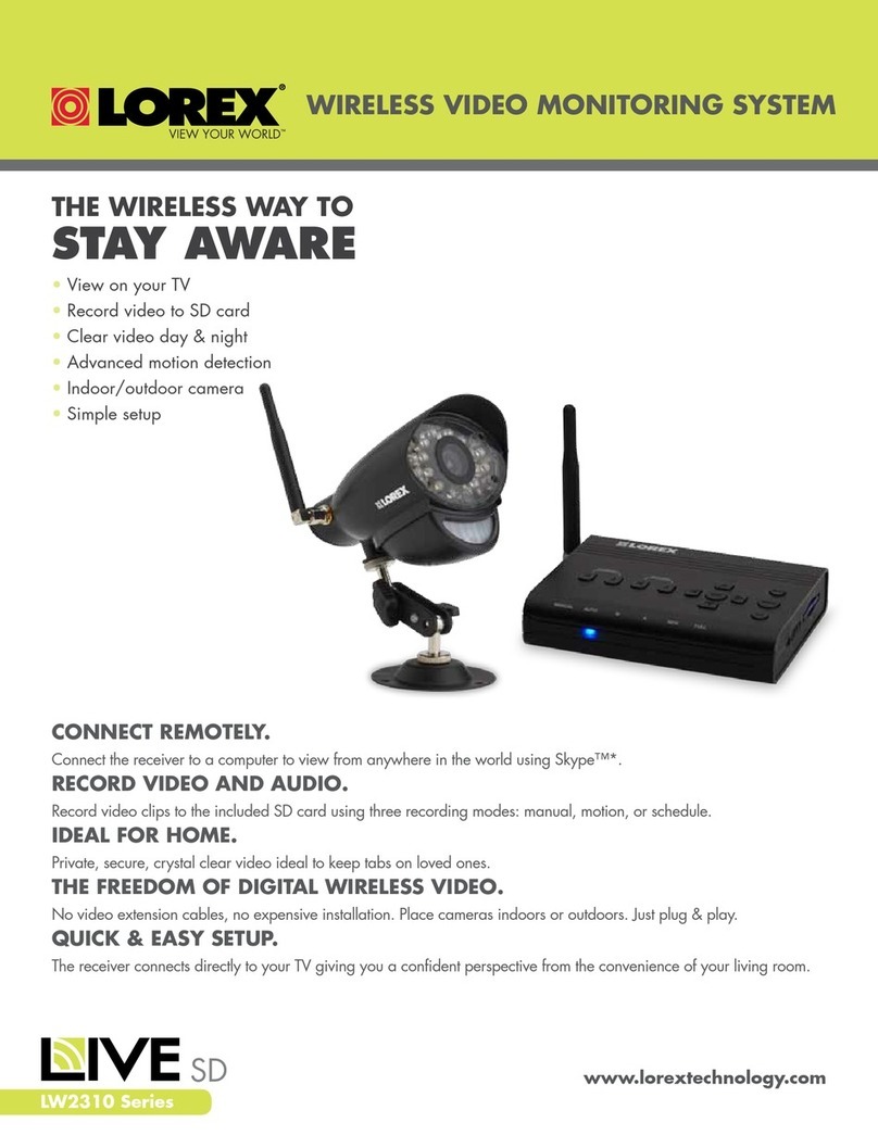 Lorex LW2311 User manual Lorex LW2311 User manual