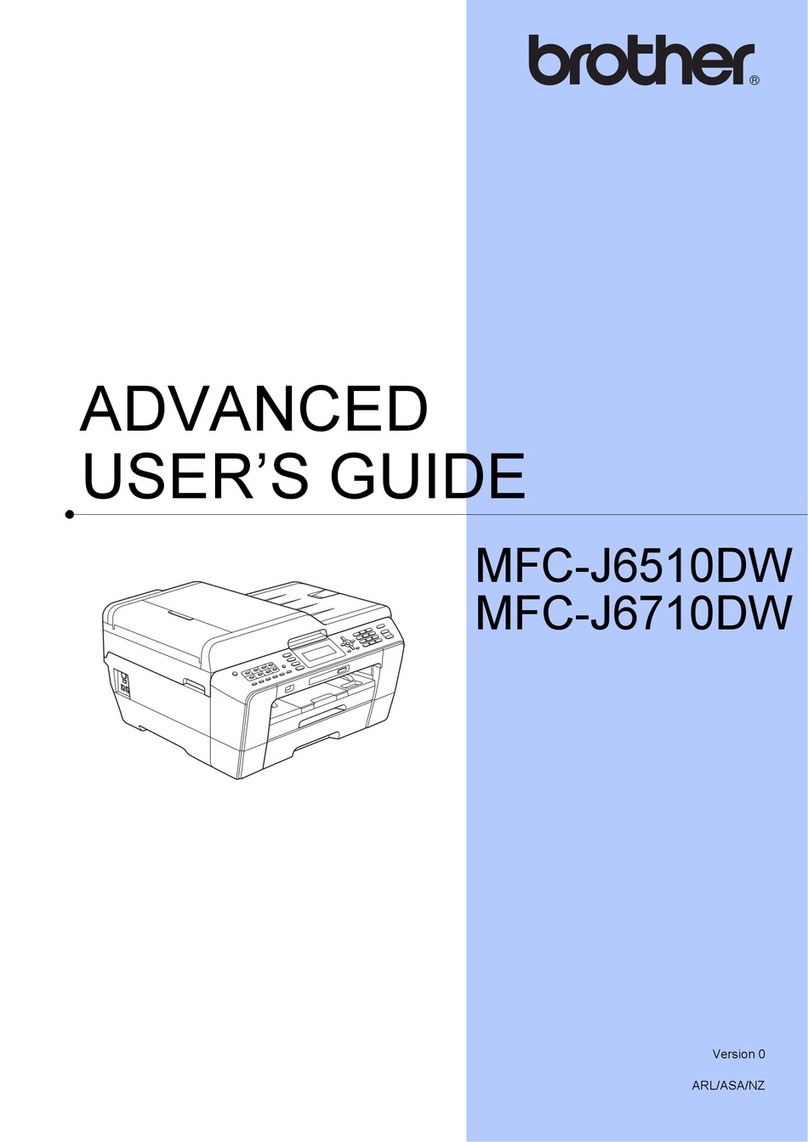 Brother MFC-J6510DW Assembly instructions