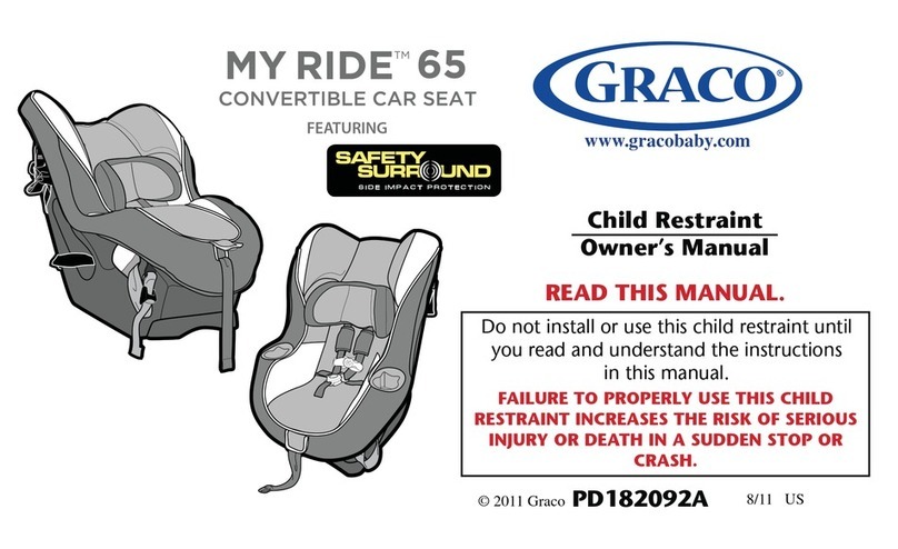 Graco Child Restraint User manual Graco Child Restraint User manual