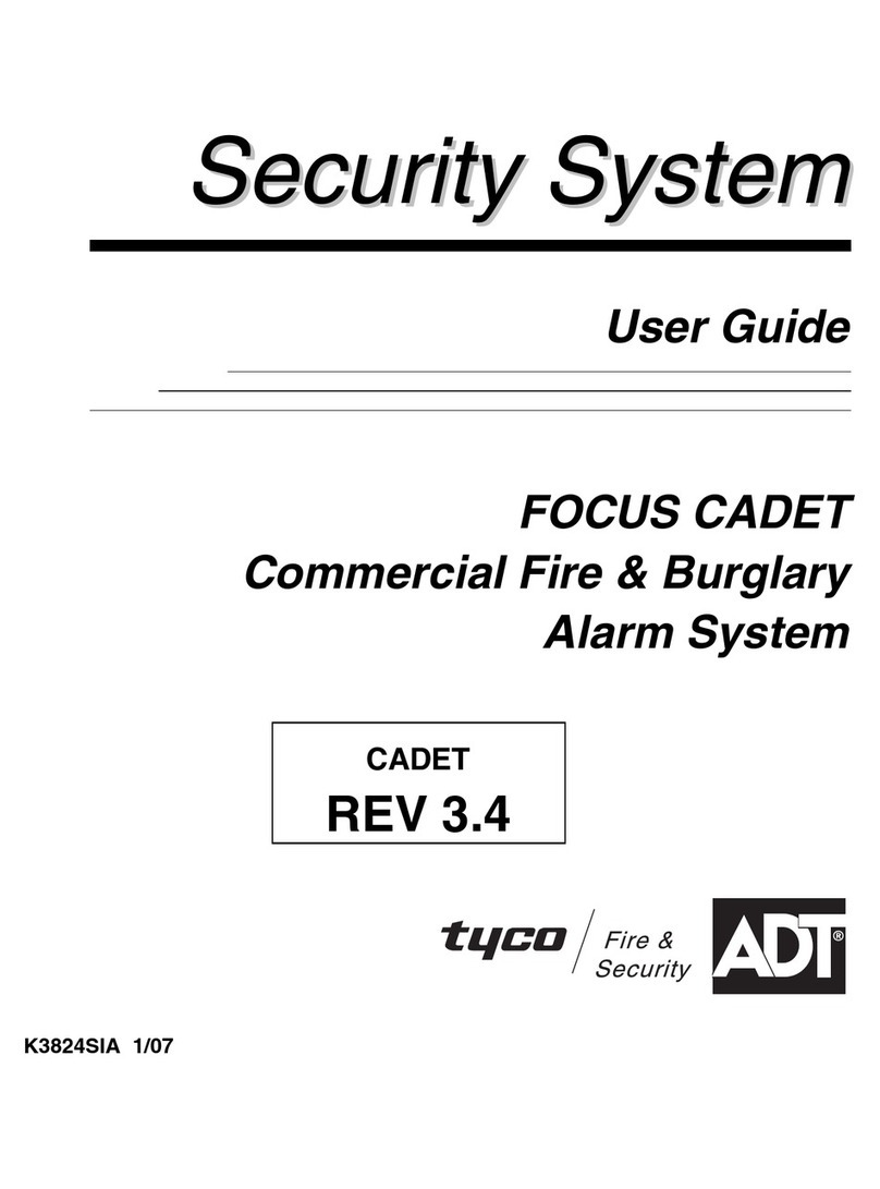 ADT FOCUS CADET user guide