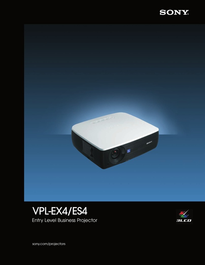 Sony VPL-EX4 User manual