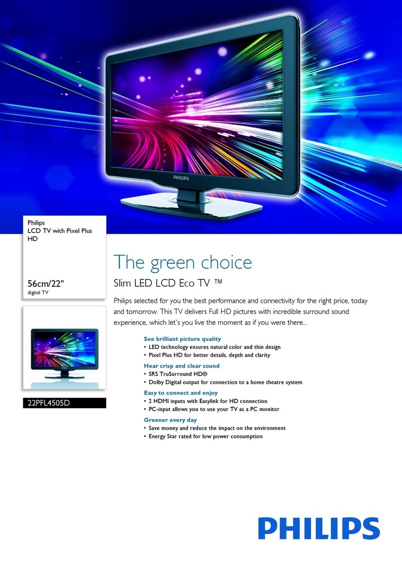 Philips 22PFL4505D User manual