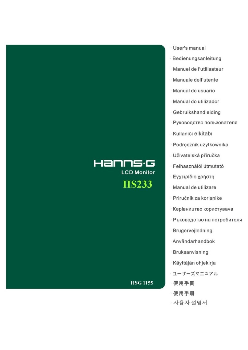 Hanns.G HS233 User manual Hanns.G HS233 User manual