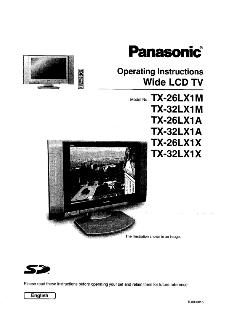 Panasonic TX-26LX1M User manual