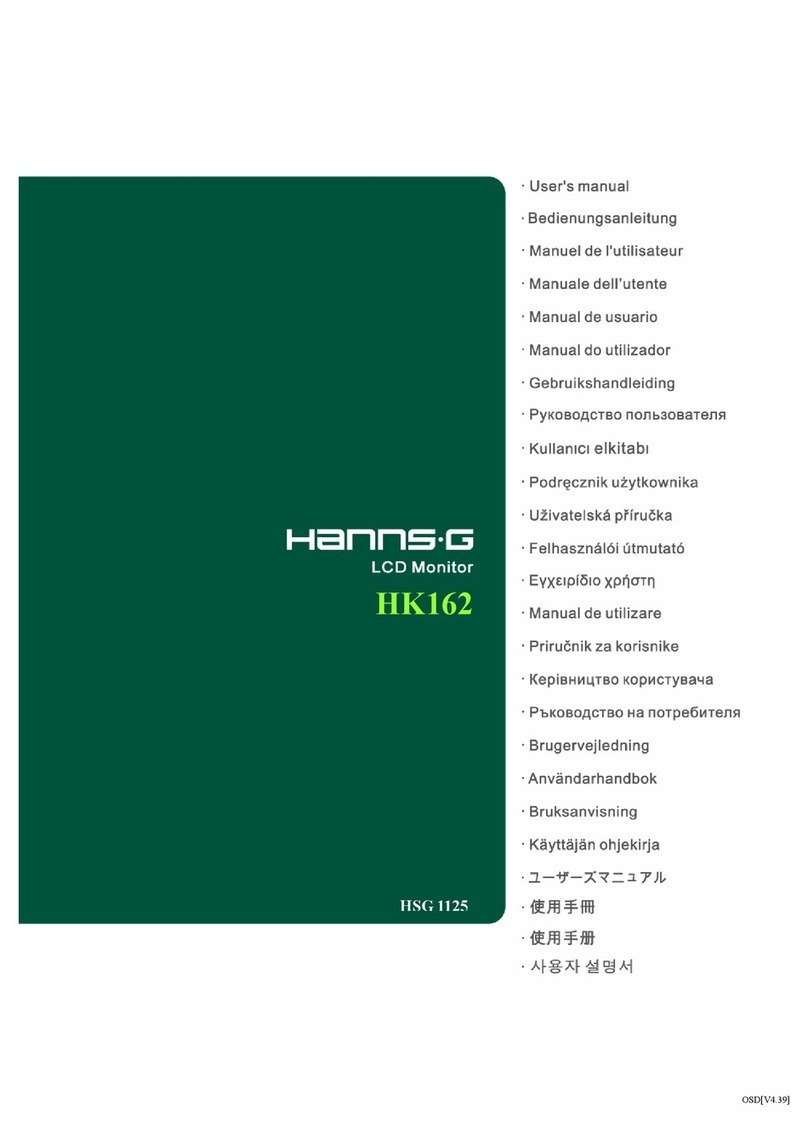 Hanns.G HK162 User manual Hanns.G HK162 User manual