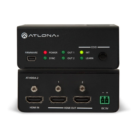 Atlona AT-HDDA-2 user manual