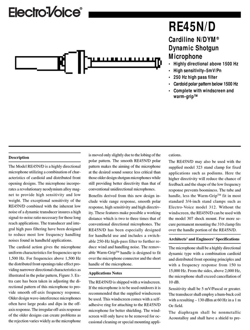 Electro-Voice RE45N Brochure & specs
