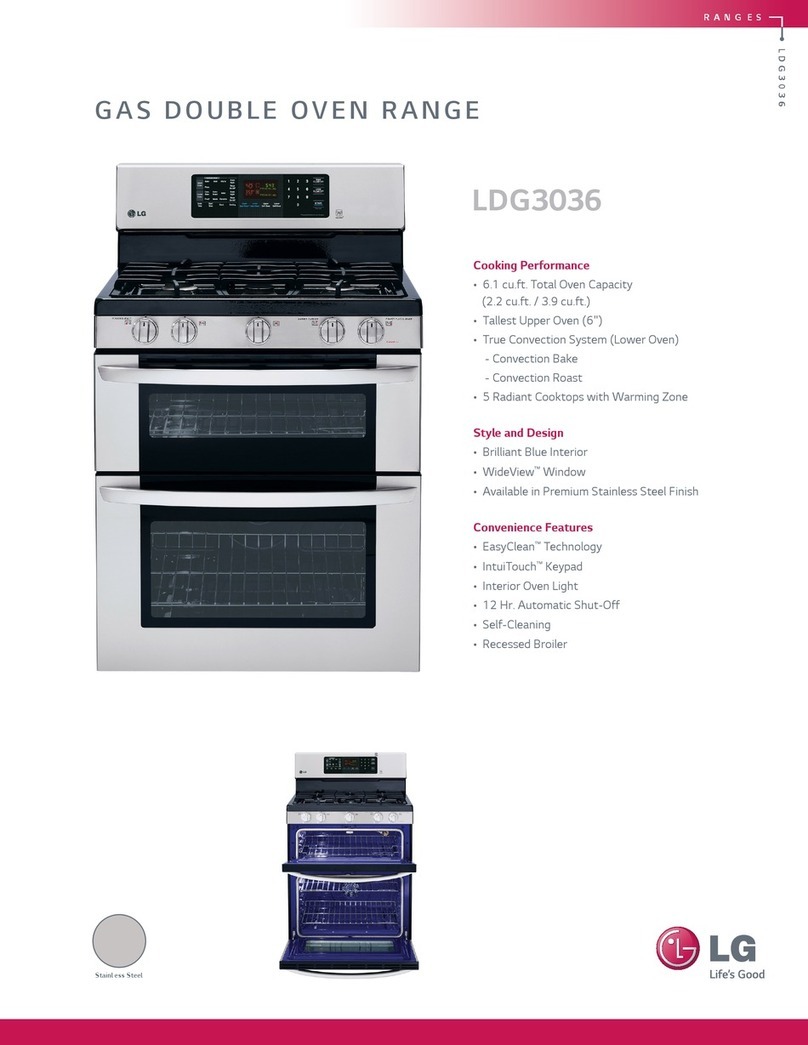 LG LDG3036 User manual