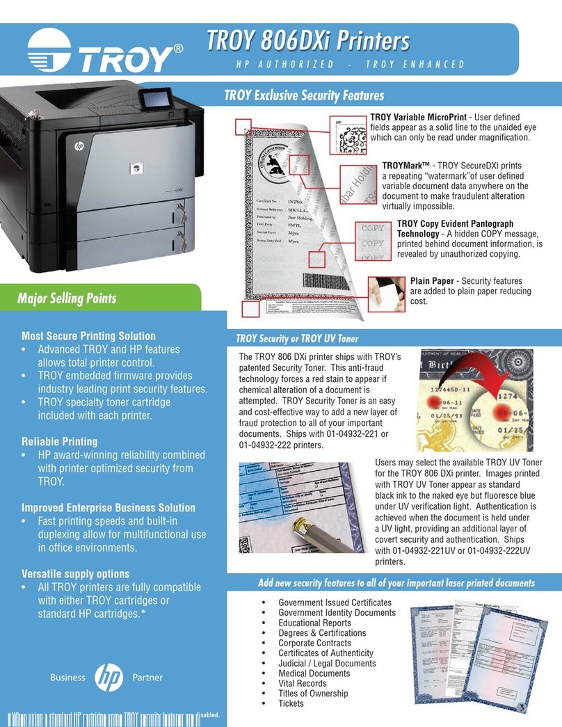 TROY Group 806DXi User manual