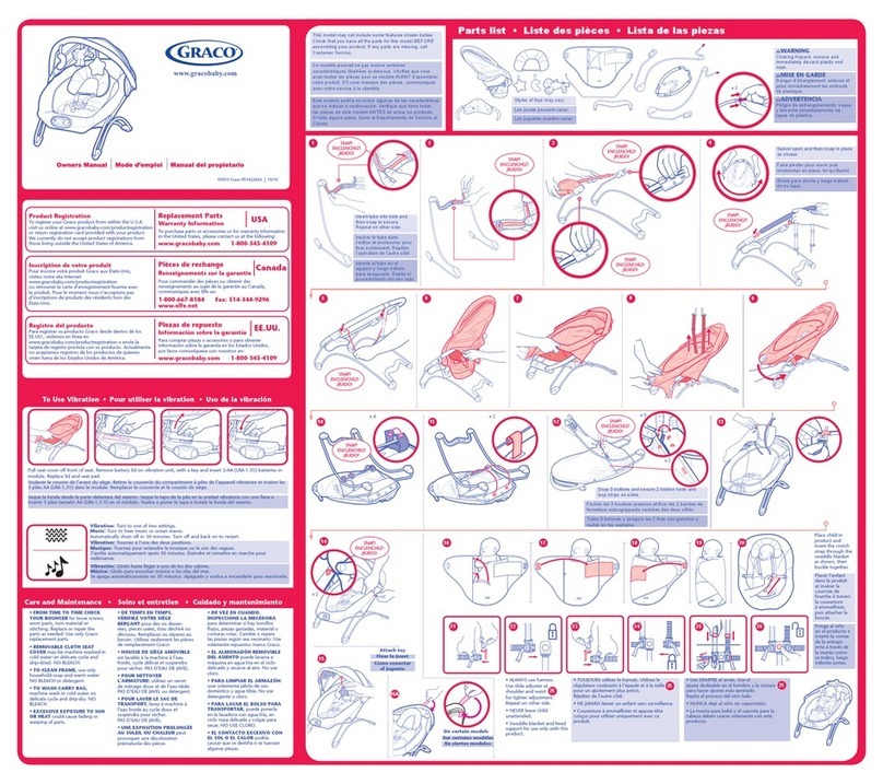 Graco Baby Swing User manual Graco Baby Swing User manual
