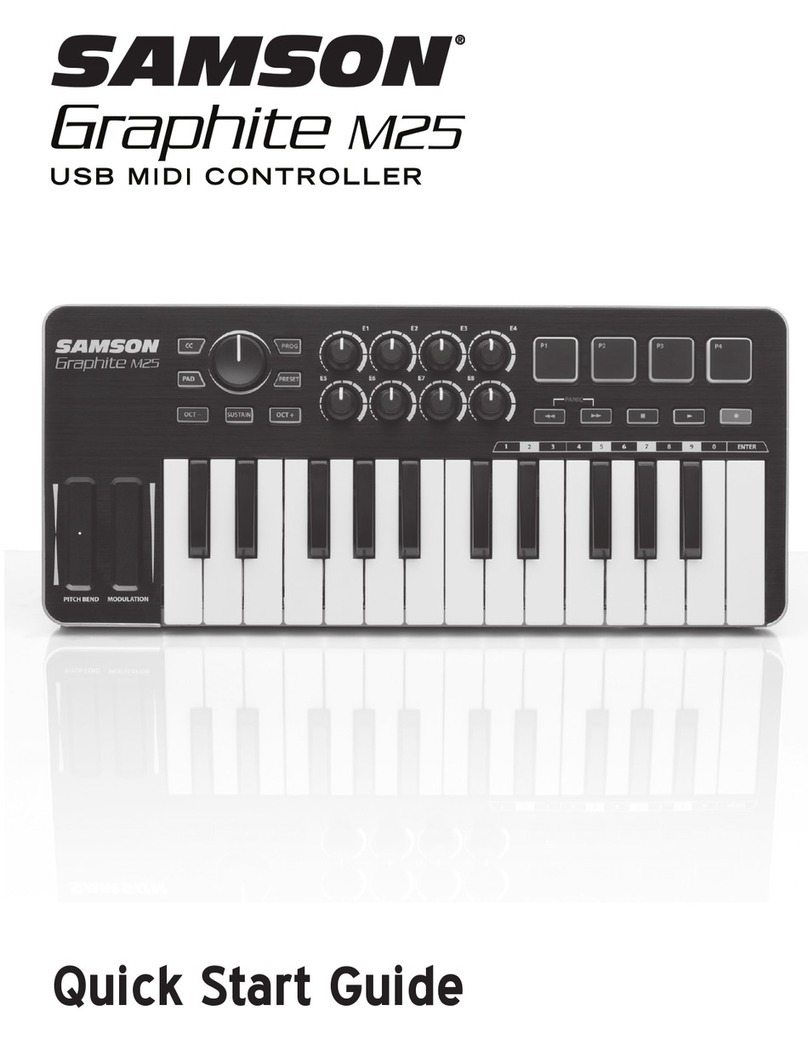 Samson GRAPHITE M25 User manual