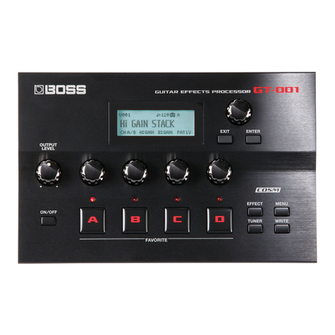 BOSSCO GT-001 User manual