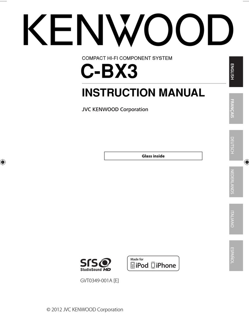 Kenwood C-BX3 User manual