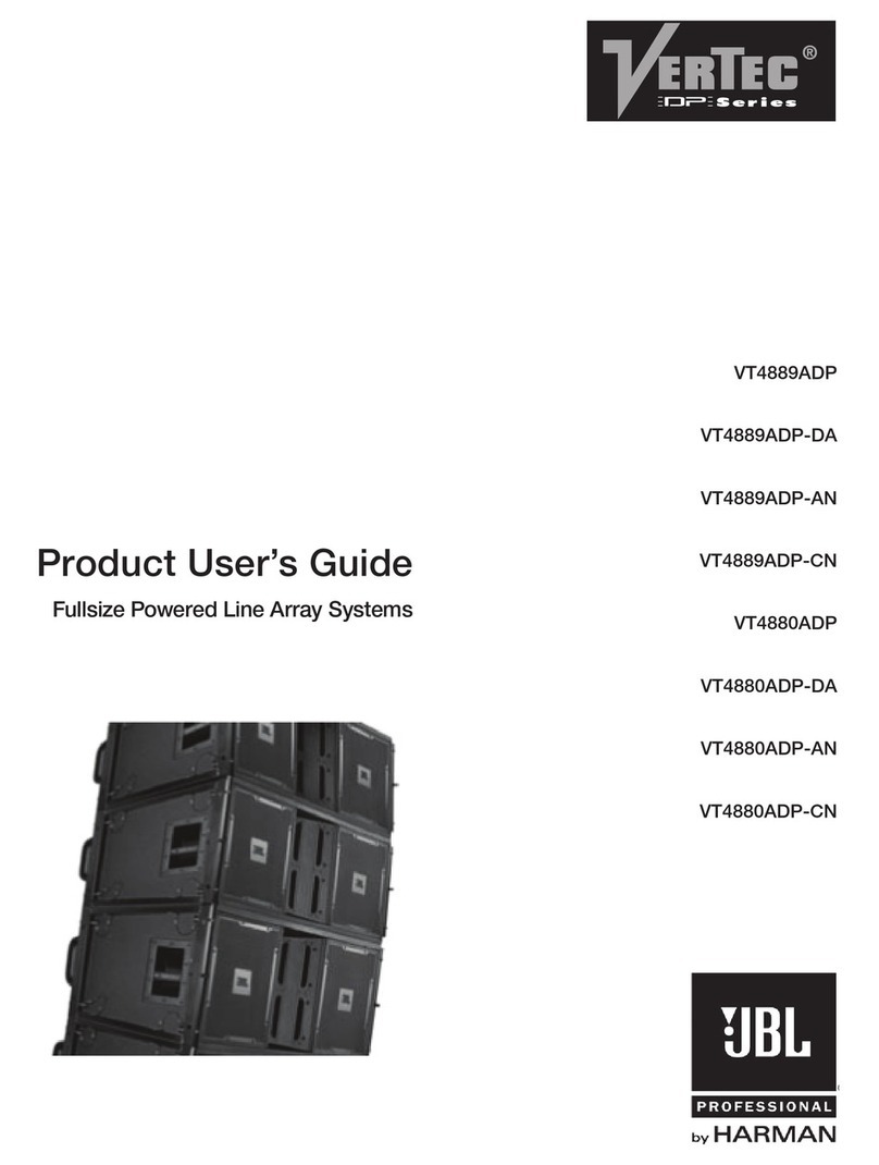 JBL VT4889ADP User manual