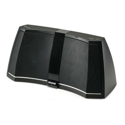Kicker Amphitheater 40iK5BT2 User manual