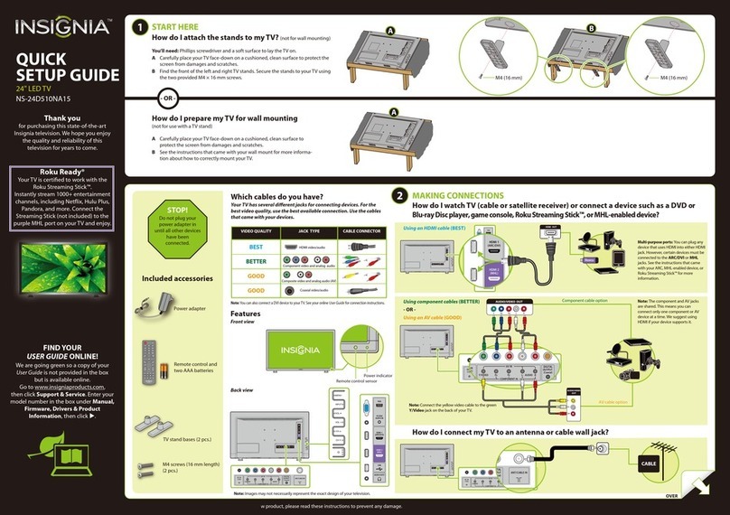 Insignia NS-24D510NA15` User manual