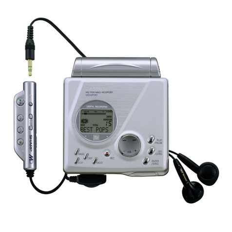 Sharp MD-MT99H User manual Sharp MD-MT99H User manual