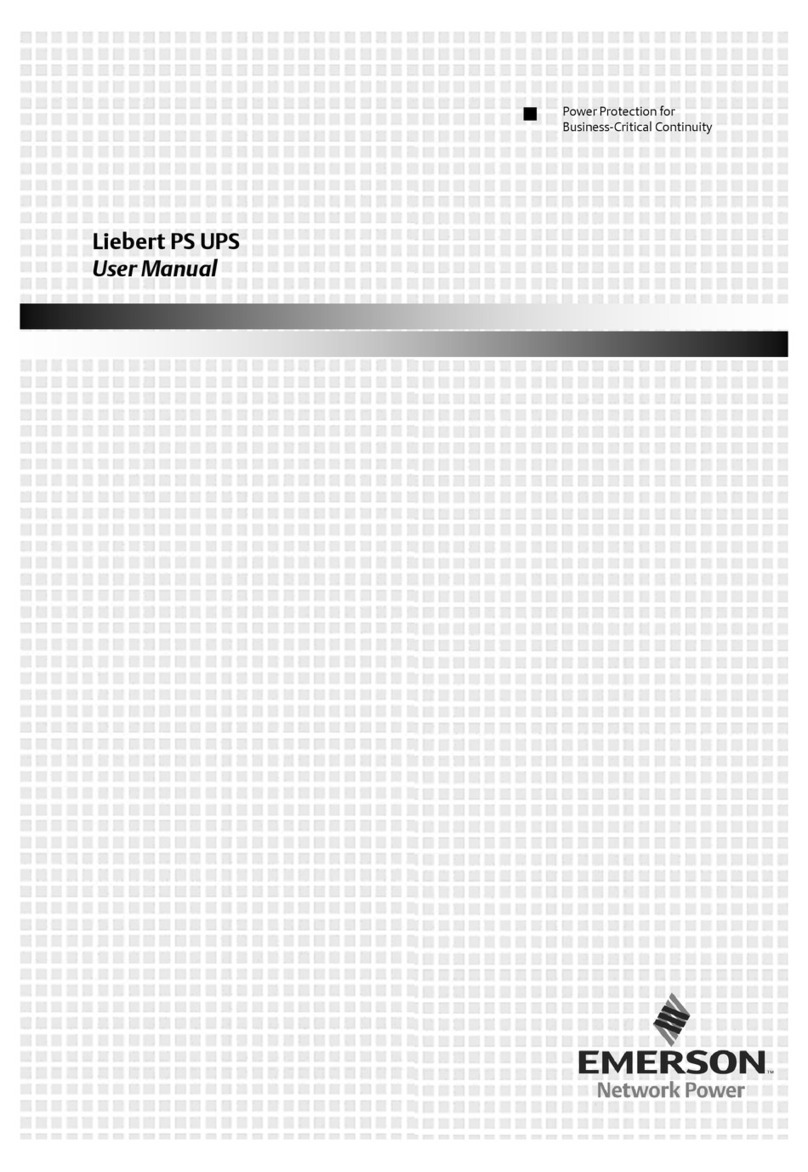Liebert Liebert PS User manual Liebert Liebert PS User manual