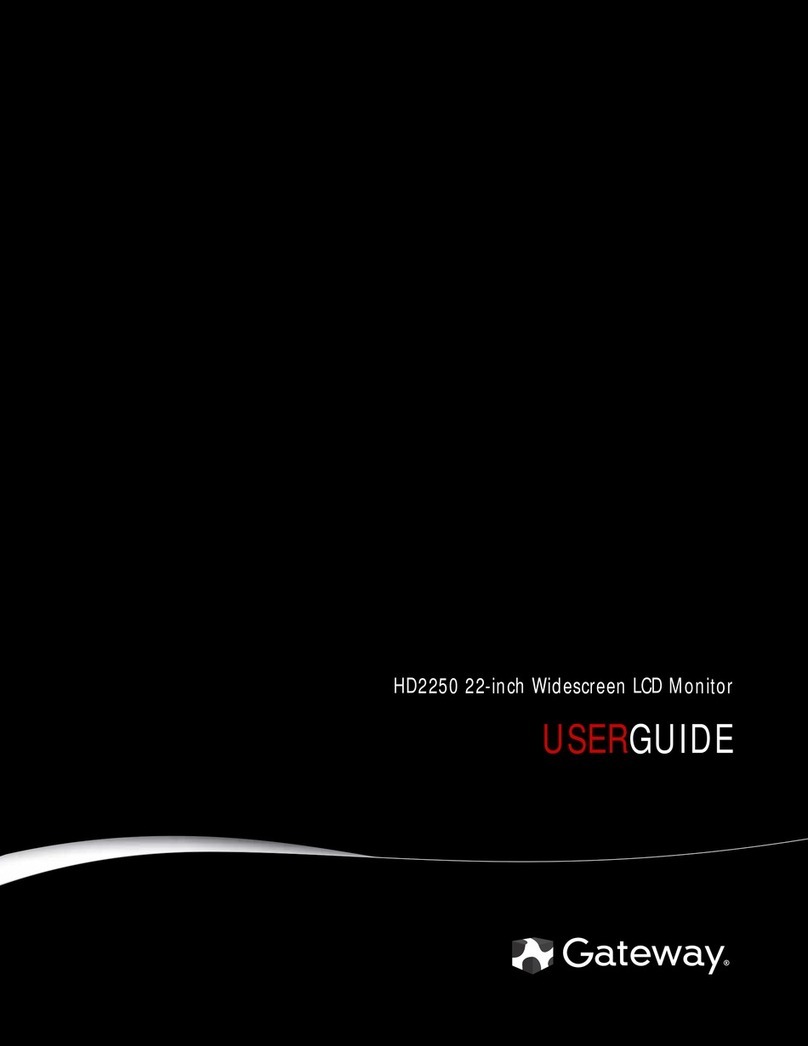 Gateway HD2250 User manual