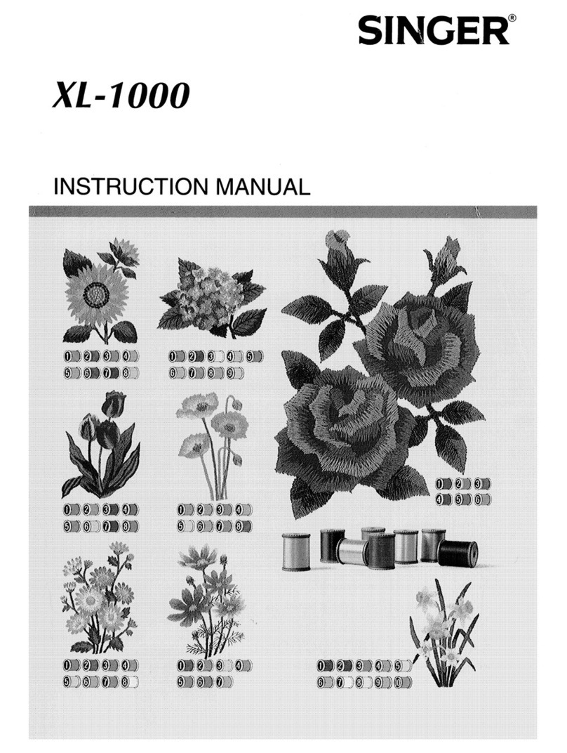 Singer XL-1000 User manual Singer XL-1000 User manual