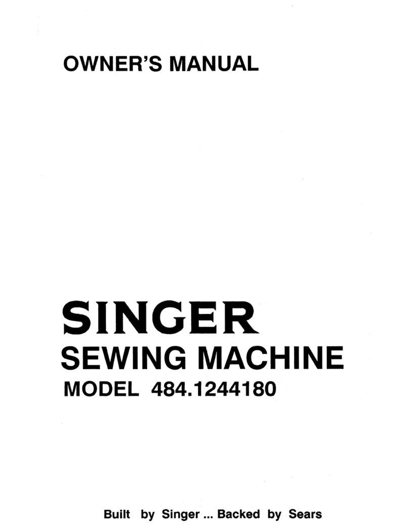 Singer 484.1244180 owner's manual