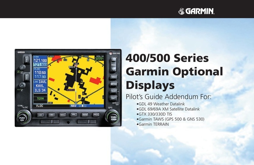 Garmin GPSMAP 400 series Installation and operating instructions