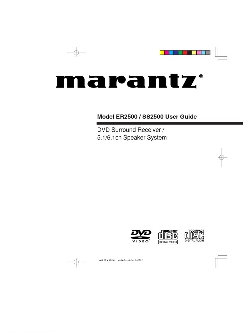 Marantz ER2500 user guide